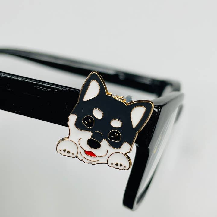 Huskyhund Pläterad Emalj EyeDeco för wholesale av Cork and Charm