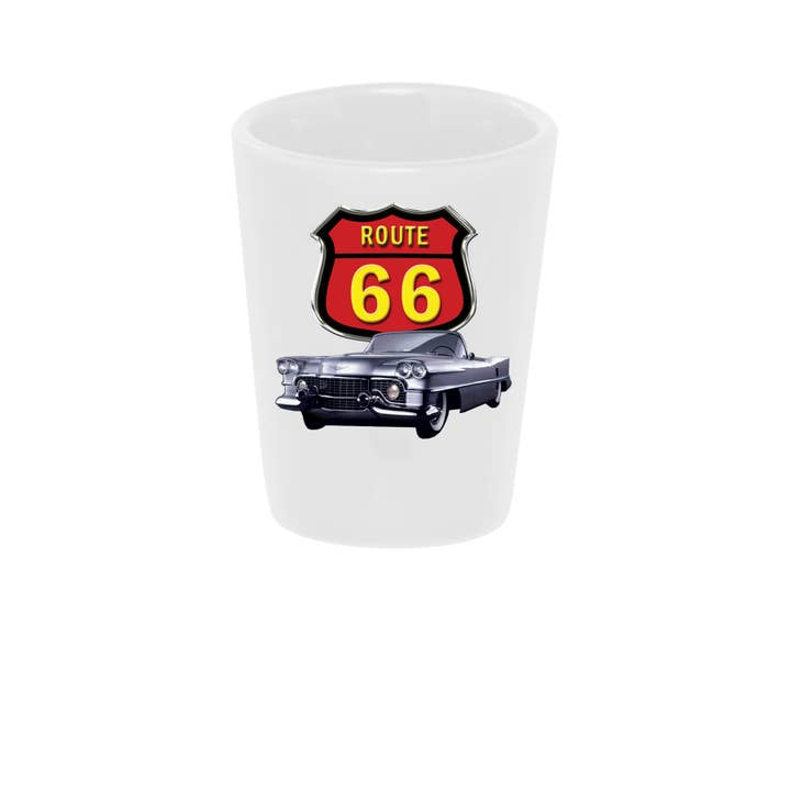 Bronze Baboon – wholesale Shotglas – ”Route 66:1959 Cadillac Le Mans Concept Car” Shot glas