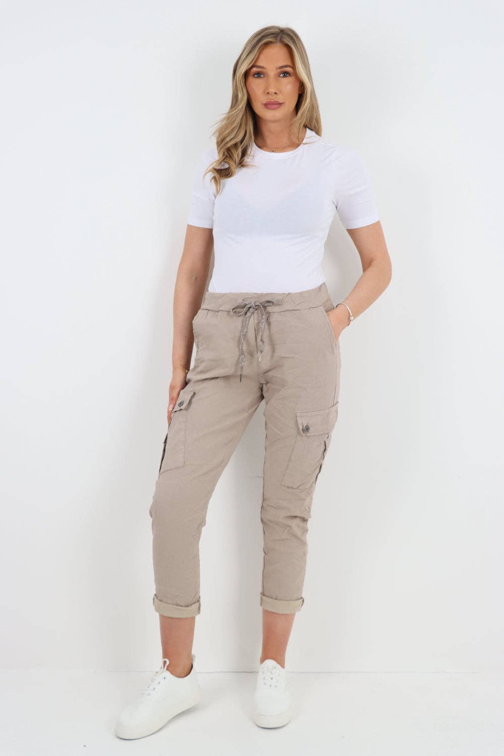 Miss Bold - Wholesale Pants - Women's - Italian Cargo Magic Trousers24
