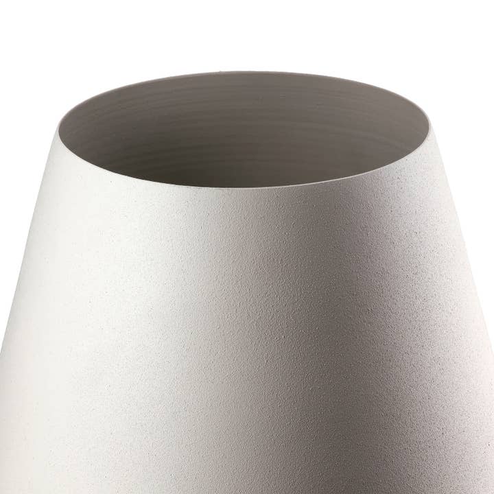 Vase round Echo beige H. 33 cm, PU 1 for wholesale on Faire3