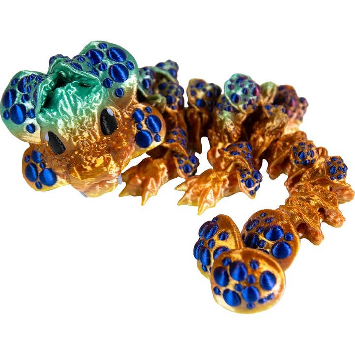 Kheops International - Wholesale Fidget Toy - Kids - 3D Printed Fidget Small Mushroom Dragon-Ast'd Colors4