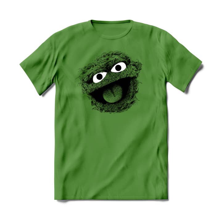BRIEF INSANITY – wholesale T-shirts med screentryck – Unisex – Sesame Street Oscar The Grouch Skjorta