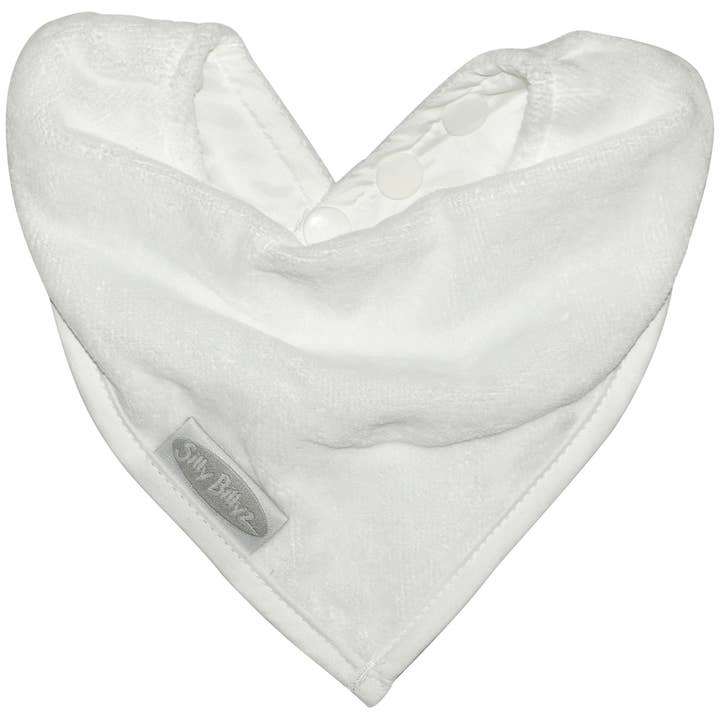 White Towel Bandana for wholesale by Silly Billyz