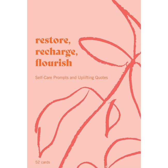 Restore, Recharge, Flourish Cards: Self-Care Prompts, Quotes for wholesale by Microcosm Publishing & Distribution