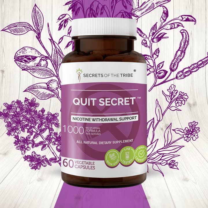 Secrets Of The Tribe - Wholesale Oral Supplement/Vitamin - Quit Secret Capsules. Nicotine Withdrawal Support5