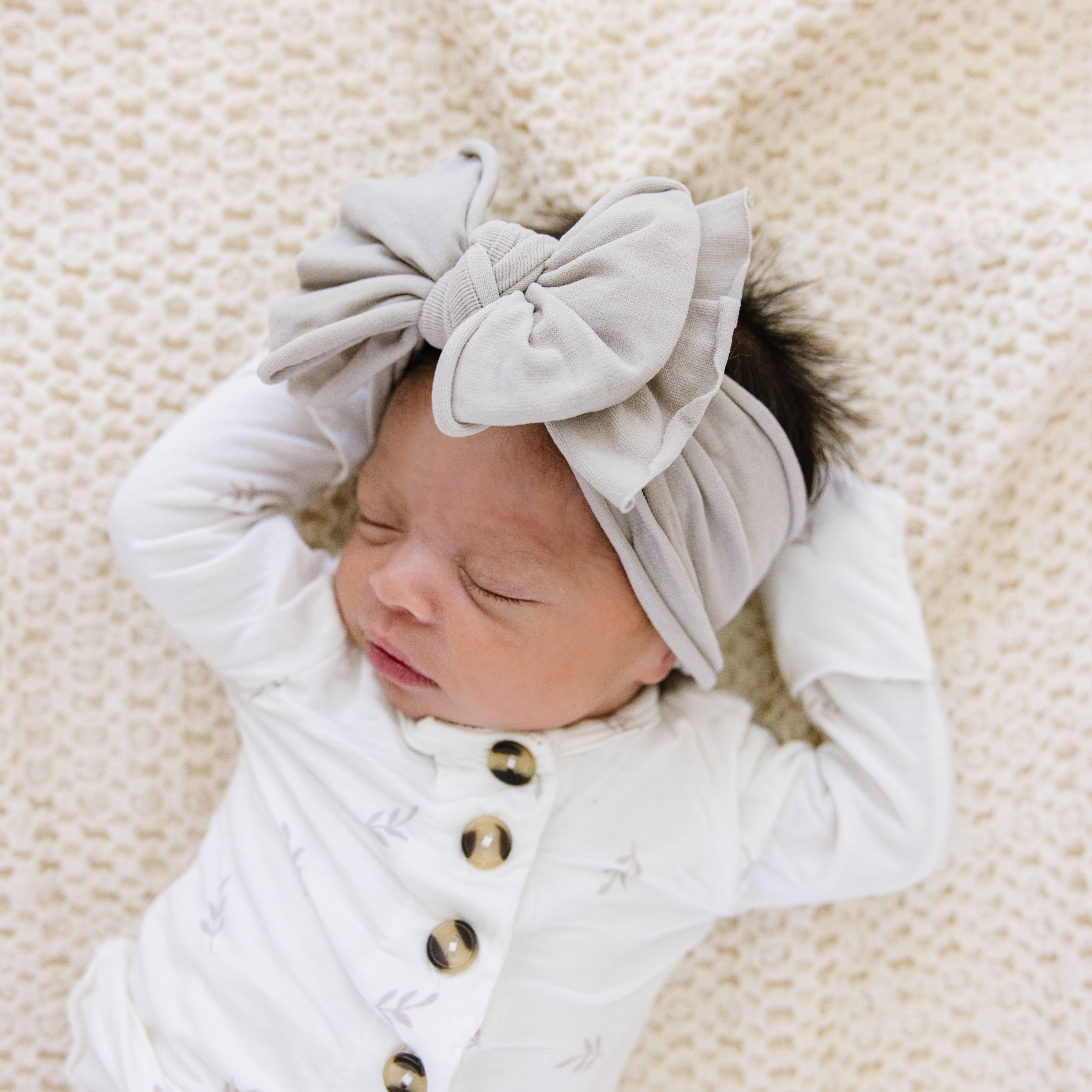 Baby Bling Bows - Wholesale Hair Bow - Baby - Baby Bling® FAB-BOW-LOUS® soft nylon bow headband8
