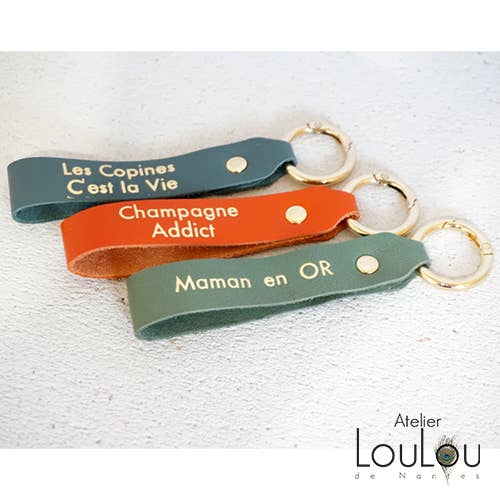 Loulou de Nantes - Wholesale Keychain - Women's - Leather keychain made in France