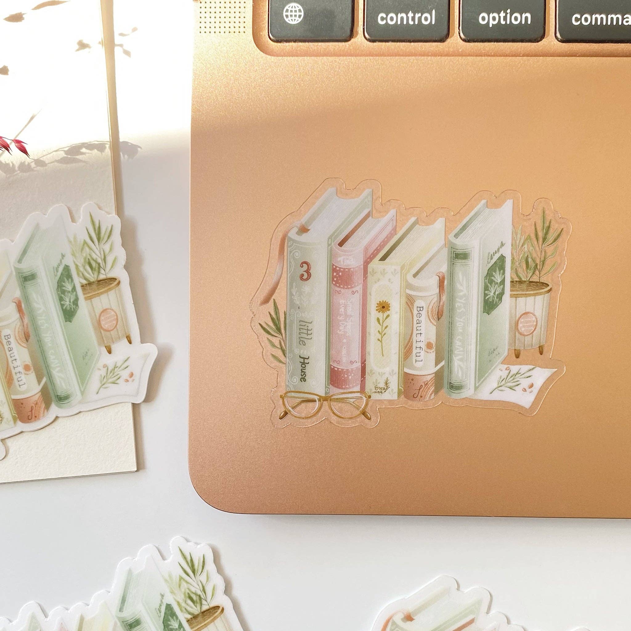 Lettoon – Adesivo por atacado – Adesivo transparente de vinil - Bookworm4