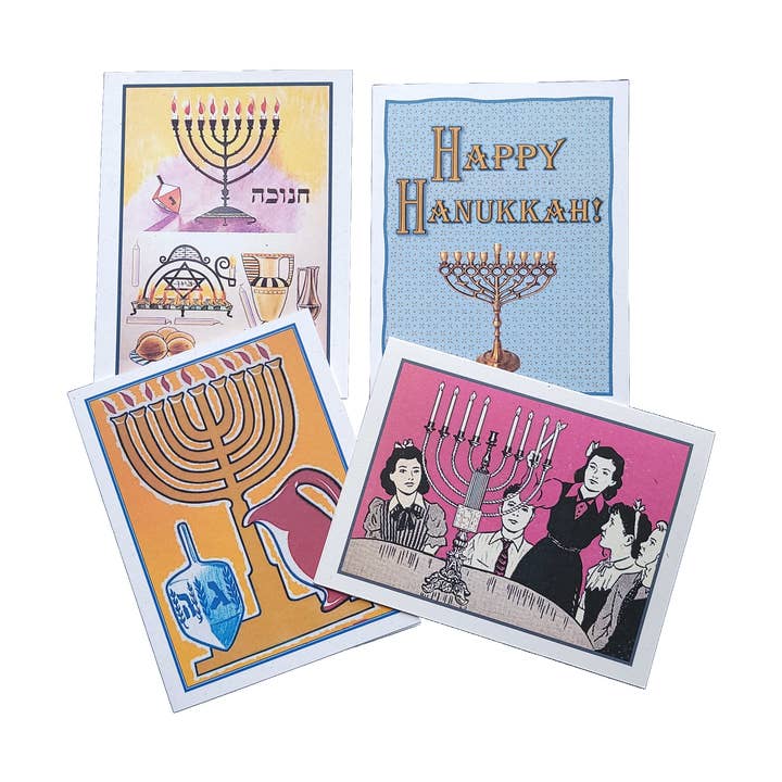 "Hanukkah Greetings" Recycled Greeting Cards | Loose for wholesale by Superior Dry Goods