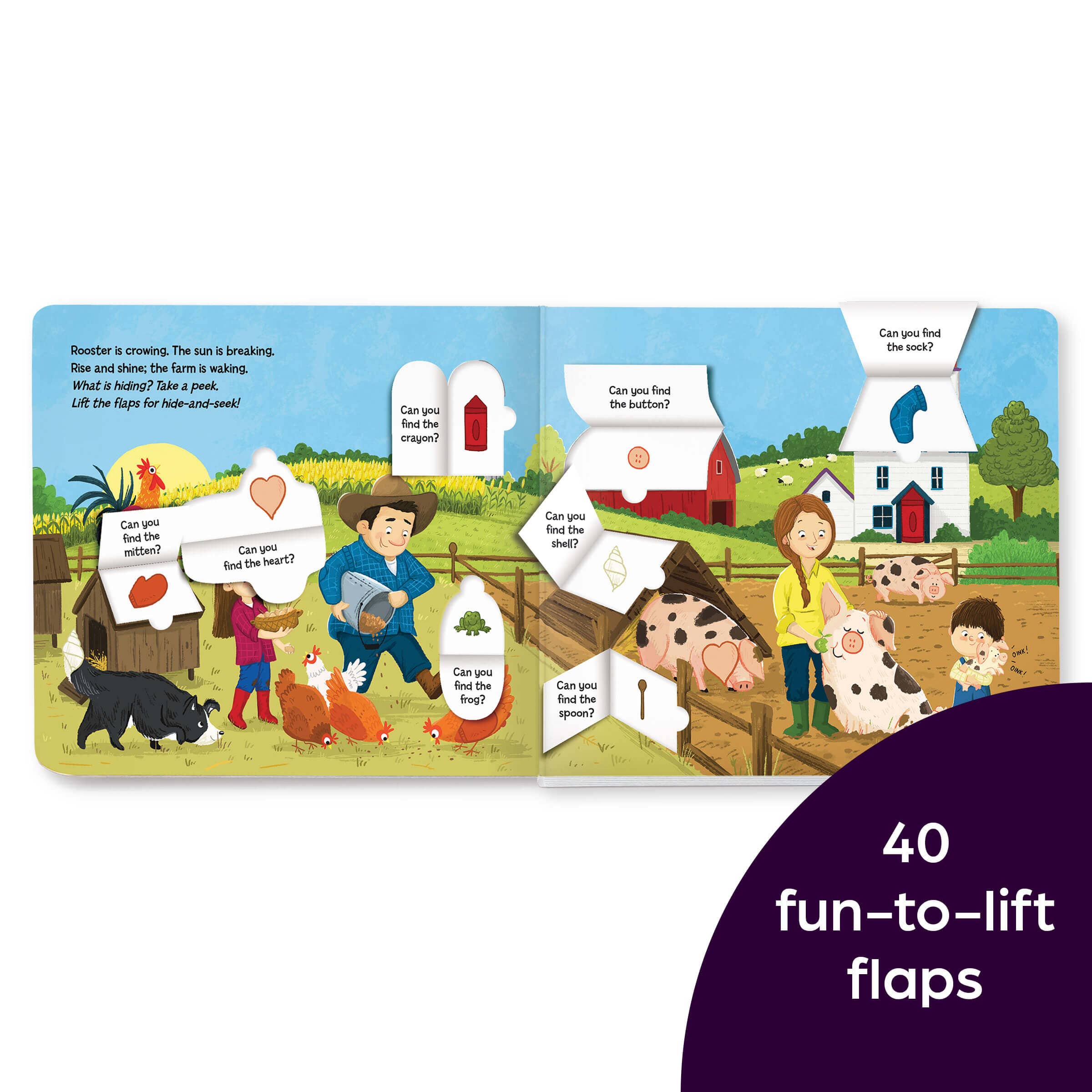 Highlights for Children - Wholesale Baby & Toddler Book (0-2) - Hide-and-Seek On the Farm2