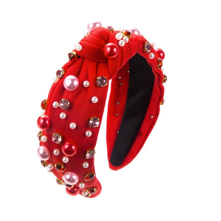 Valois Designs - Vendita all'ingrosso Fascia per capelli - Donna - Cerchietto con Strass a Forma di Cuore di Cupido - San Valentino