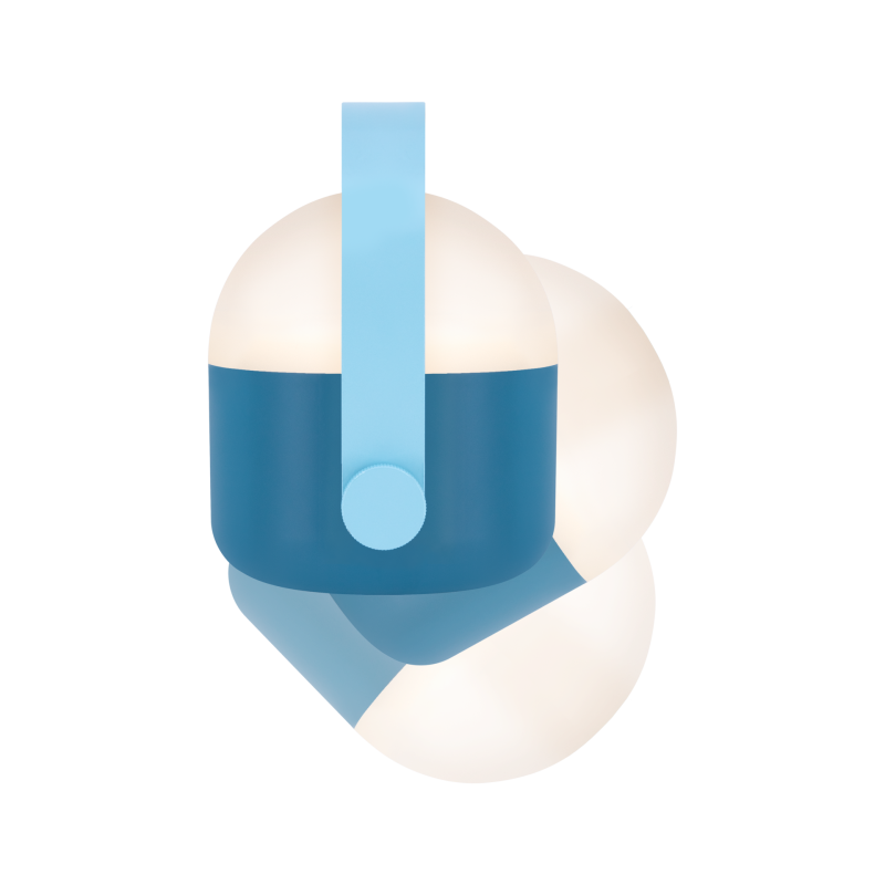 D & A Home Australia Pty Ltd - Wholesale Lantern - Portable LED ‘Ole’ Lamp - Blue - Remember2