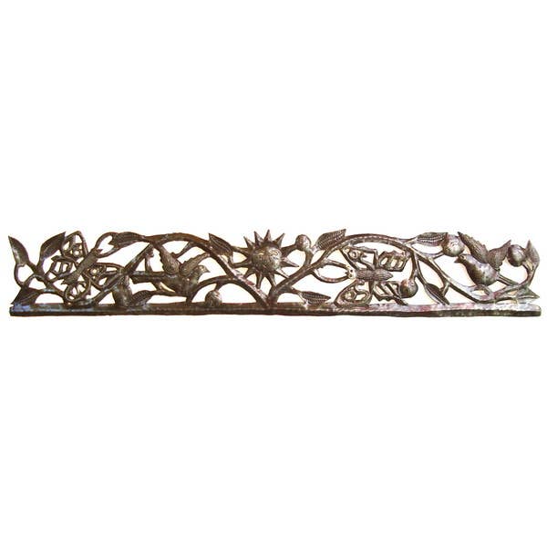 Le Primitif Galleries - Wholesale Wall Accent - Horizontal Butterfly & Bird Strip