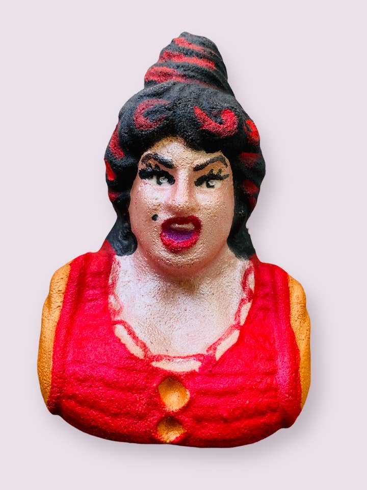 Witch Mary bath bomb Halloween for wholesale by Flaming desserts