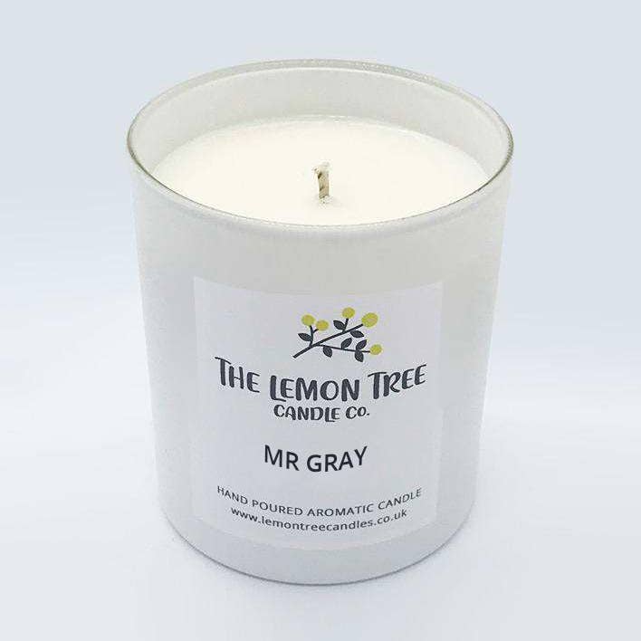 'Mr Gray' luxury fine fragrance Scented Candle for wholesale by The Lemon Tree Candle Company