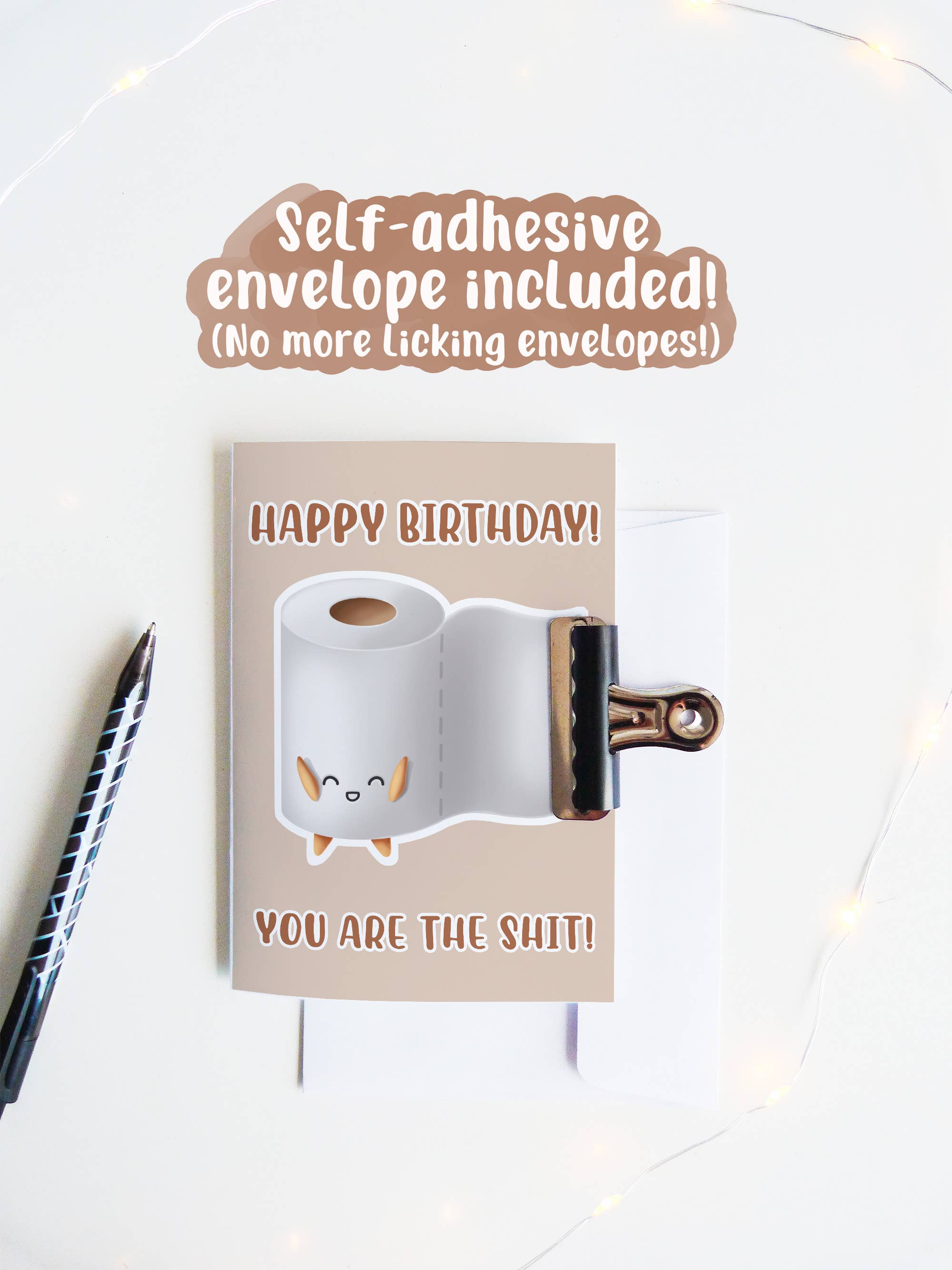 Join The Creative Side - Wholesale Birthday Card - Toilet Paper Card, Funny Birthday Cards, Greeting card,2