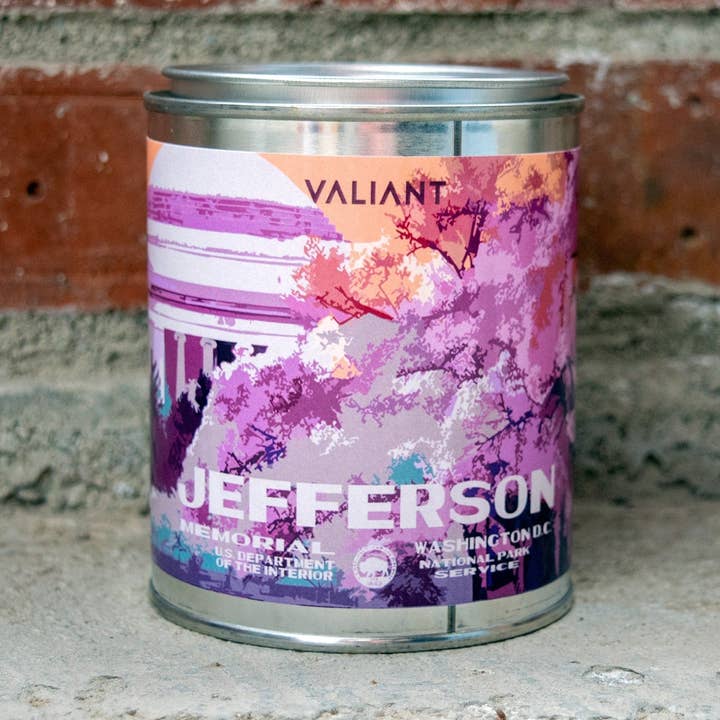 Jefferson Memorial Candle for wholesale by We Geek Together
