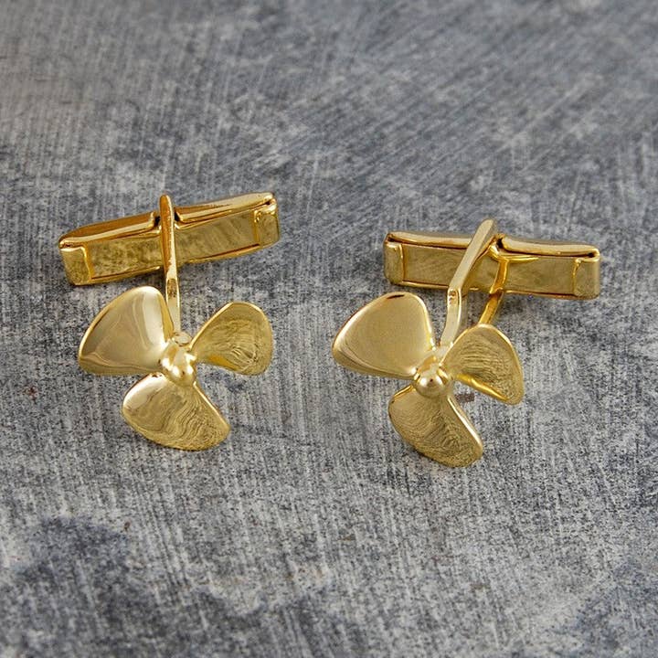 Gemelos náuticos de hélice dorada para venta al por mayor de Otis Jaxon London