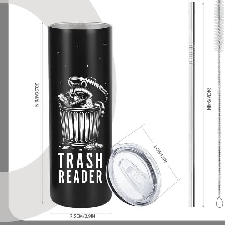 Little Smut Closet - Wholesale Insulated mug/tumbler - Trasher Reader Tumbler1