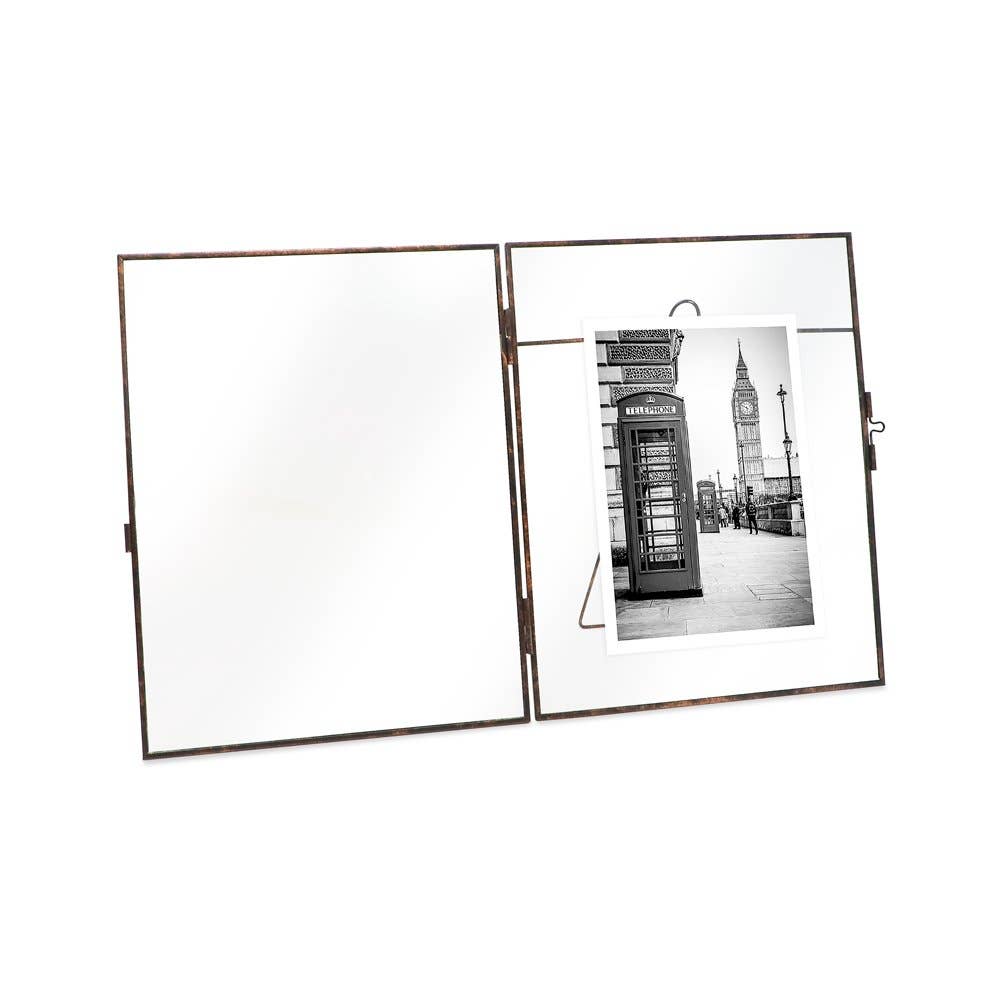 Isaac Jacobs International - Wholesale Picture Frame - Isaac Jacobs Metal Floating Picture Frame w/ Locket Closure24