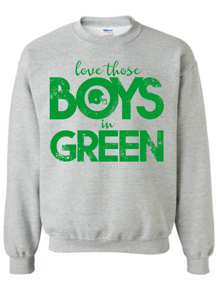 Felpa Bambino in Verde per la vendita all'ingrosso da parte di American Threadz Apparel