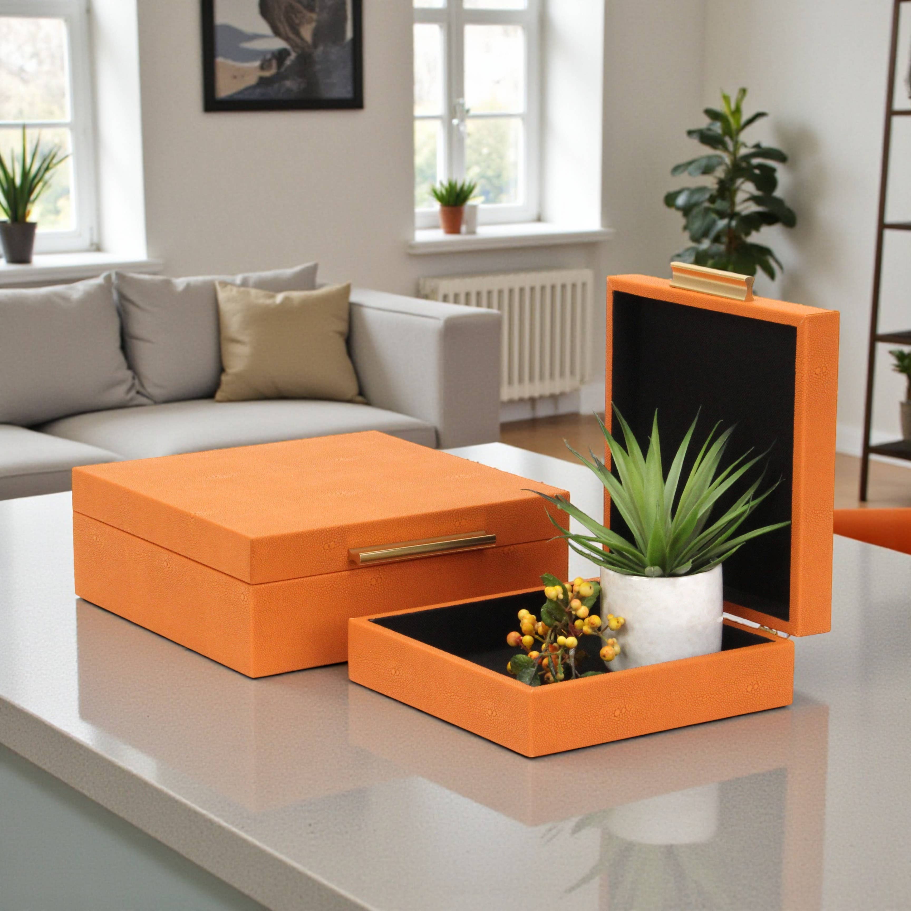 Cheungs Home Decor - Wholesale Decorative Box - Lusan Square Decorative Box Set3