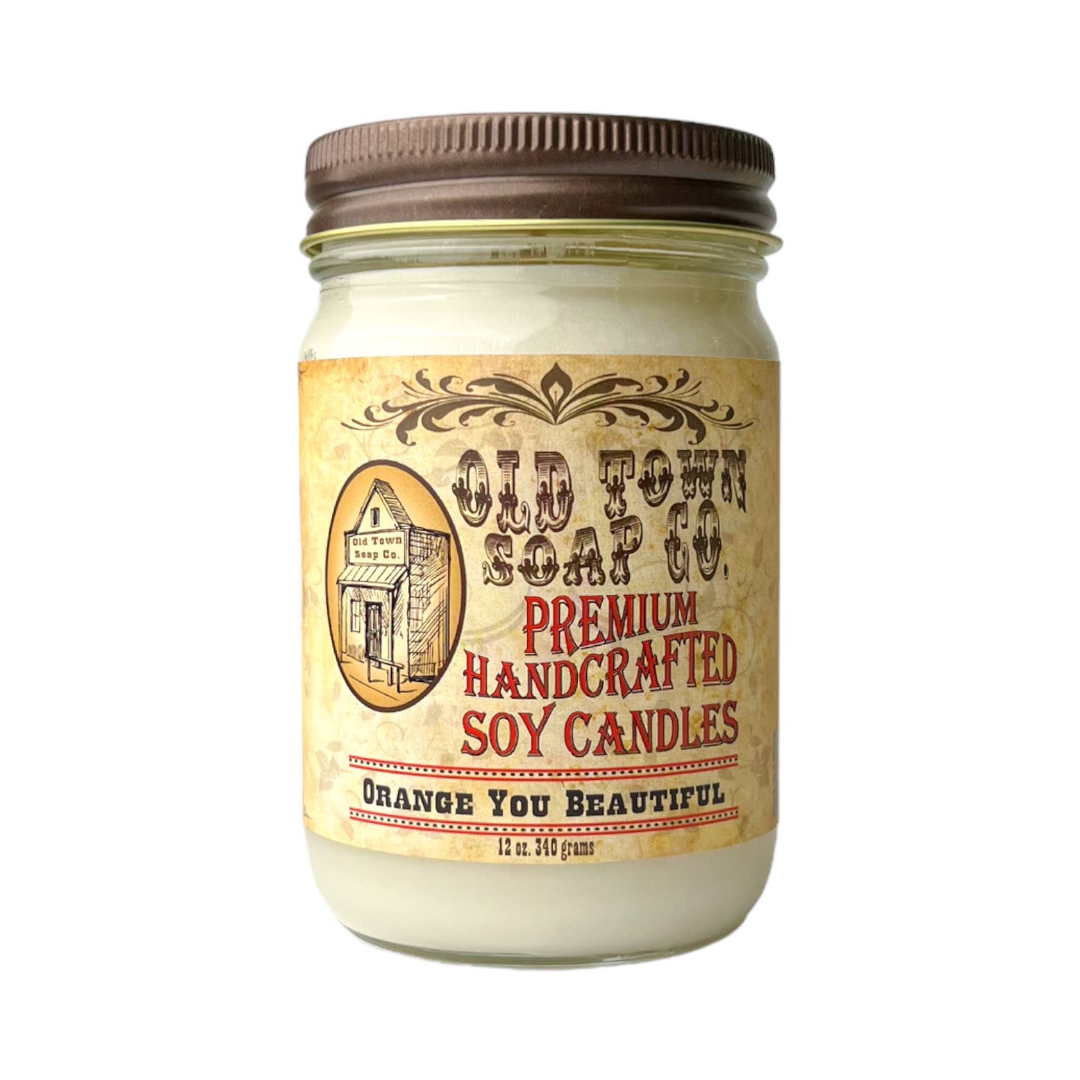 Old Town Soap Co. - Wholesale Jar/Filled Candle - 12oz. Candles - Premium Candles for your Home17