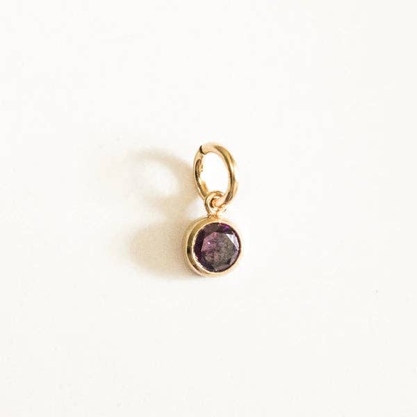 PETITE GOLD - Wholesale Individual Charm/Pendant - Birthstone Pendant