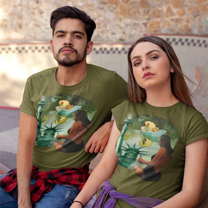 Uppvärmningsfilter Unisex Essential Fit Crew Neck för wholesale av Joan Seed Studio inc.