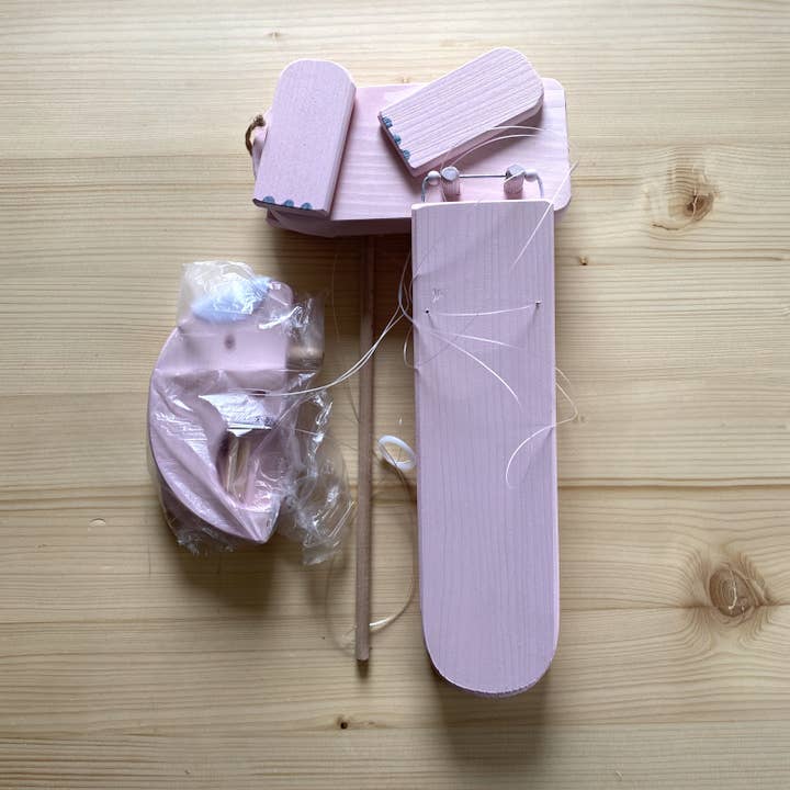 Mrozci - Wholesale Baby Mobile - Pink Elephant Flying Wooden Mobile - Baby Girl Nursery Decor5