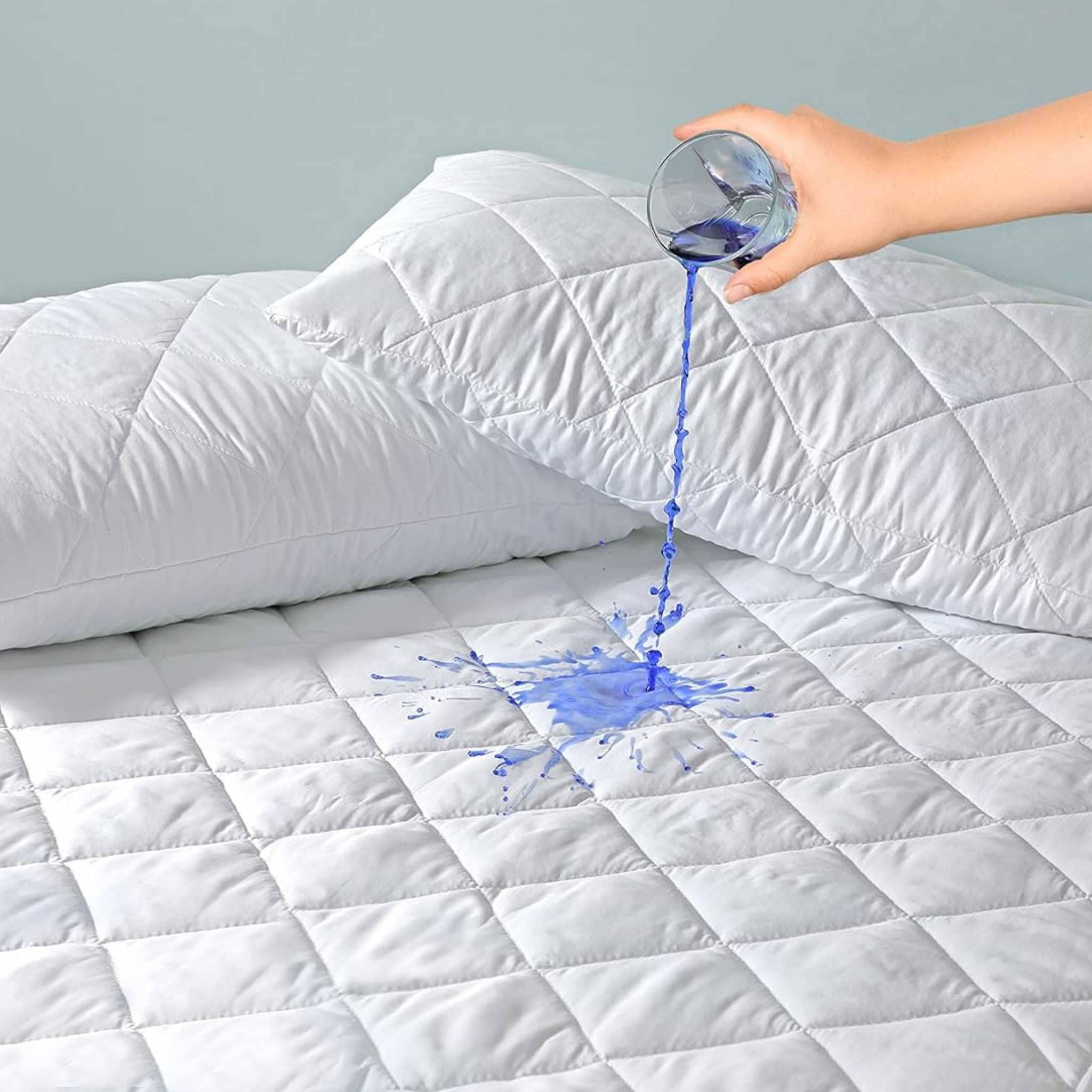 Beach Stone – wholesale Mattress pad/protector – Ultra Soft Cotton Waterproof Quilted Mattress Protector3