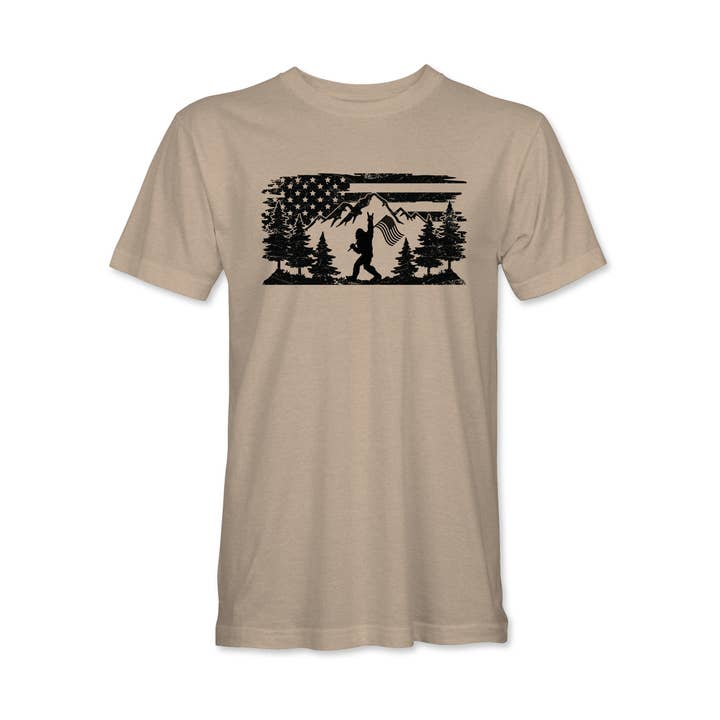 Freedom Sasquatch for wholesale by NH Shirt Co.
