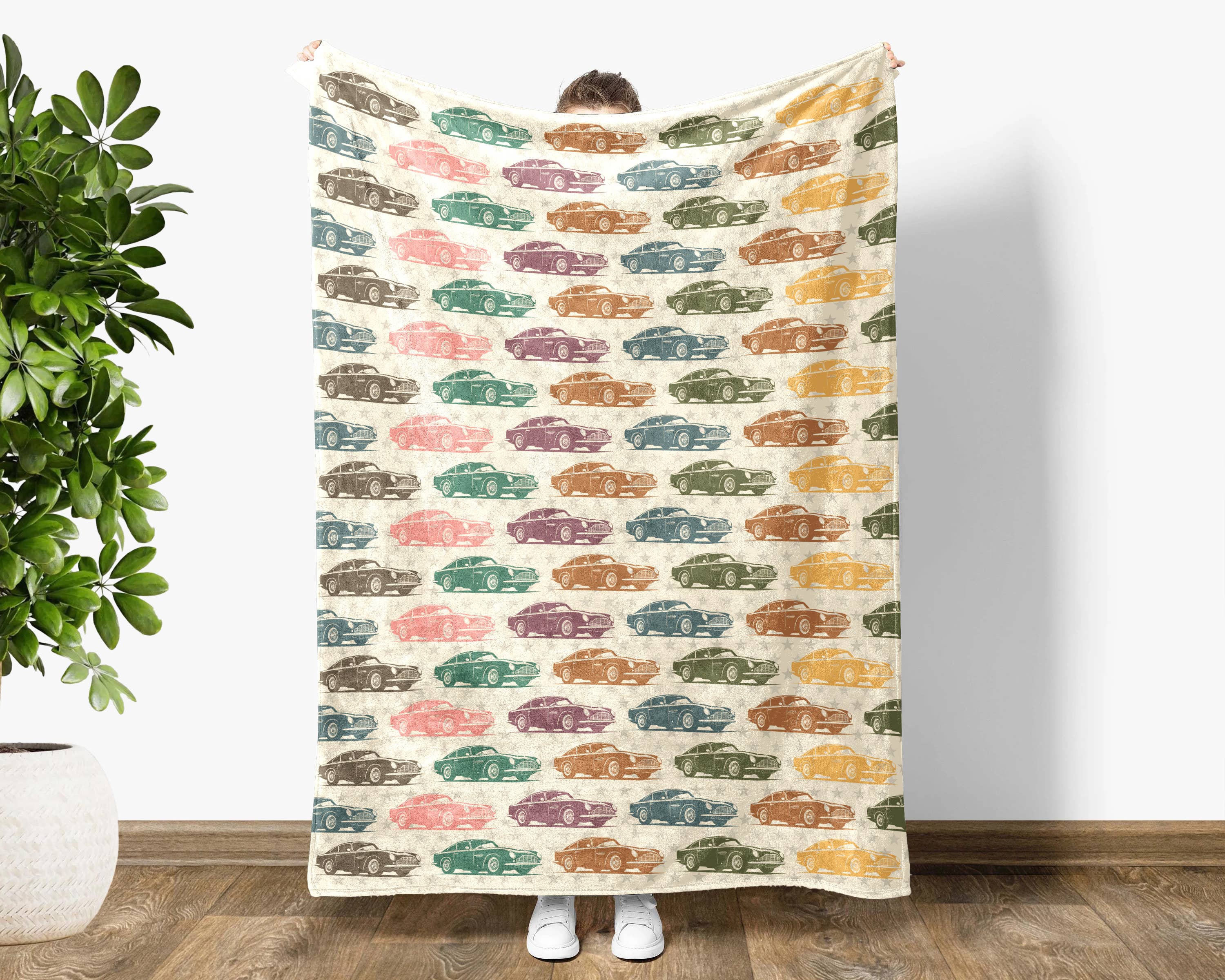 Vivtrek - Wholesale Throw Blanket - Classic Car Blanket Vintage Vehicle Auto Restoration Throw0