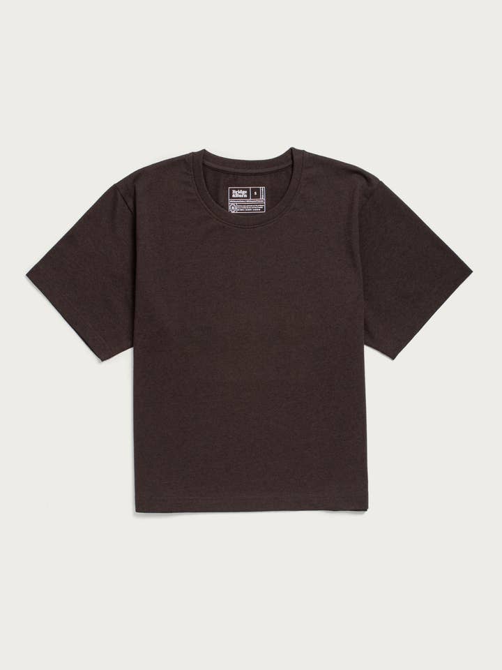 T-shirt Quadrada Reciclada / Trufa por atacado de Bridge & Burn