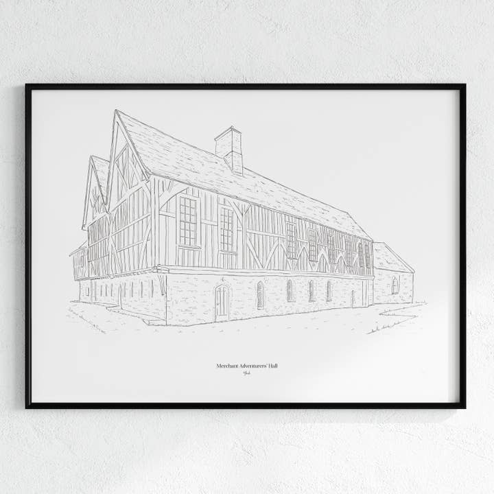 Merchant Adventurers' Hall, York. for wholesale by Morello Press
