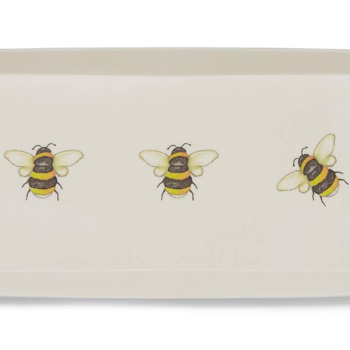 Natural Small Tray Bamboo Mix Fibre Bumble Bees for wholesale on Faire0