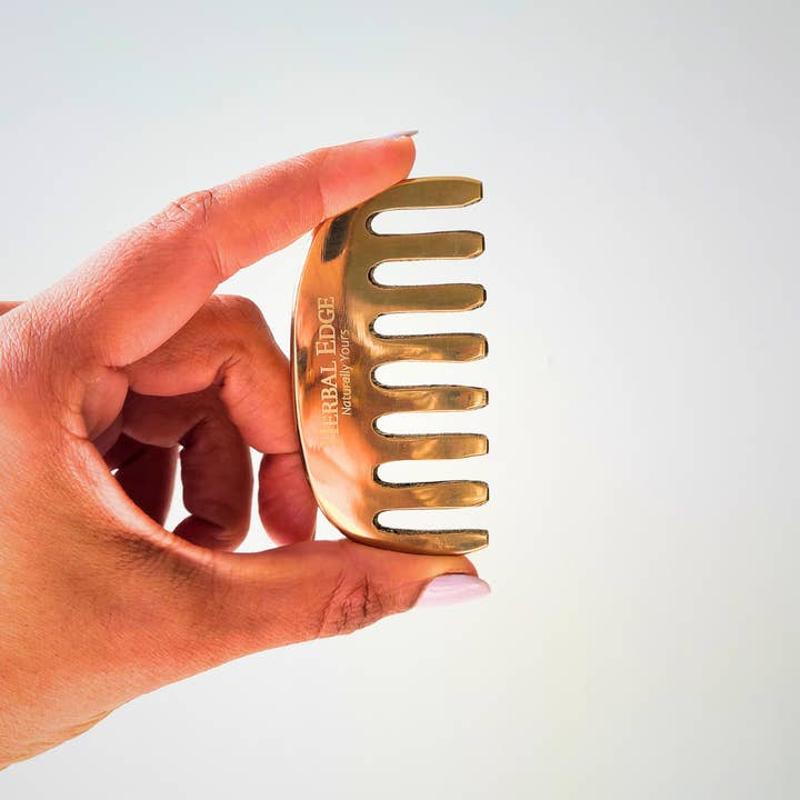 Kansa Massage Comb for wholesale by Herbal Edge