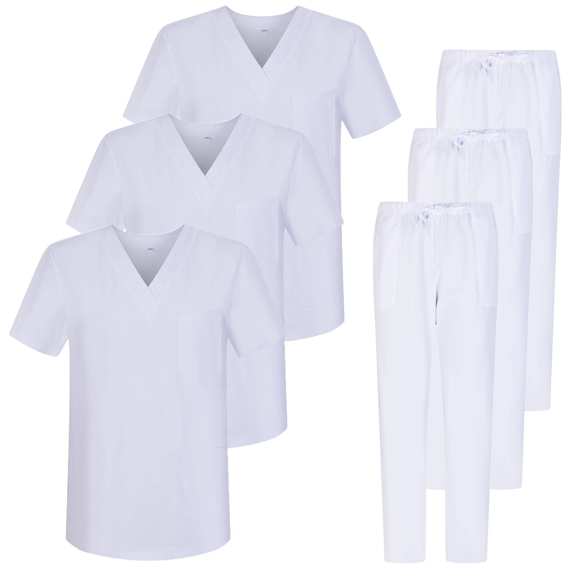 MISEMIYA - Wholesale Healthcare Uniform - Women's - 3-Unit Pack - Unisex Sanitary Uniform 3-6801-68022