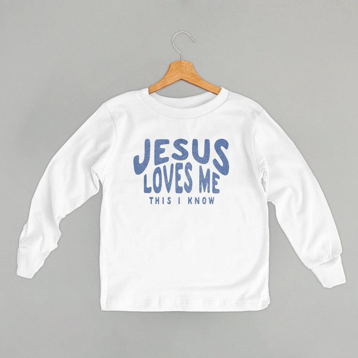 Ivy + Cloth - Vente T-shirt sérigraphié – enfant - Jésus m'aime, je le sais (enfants)2
