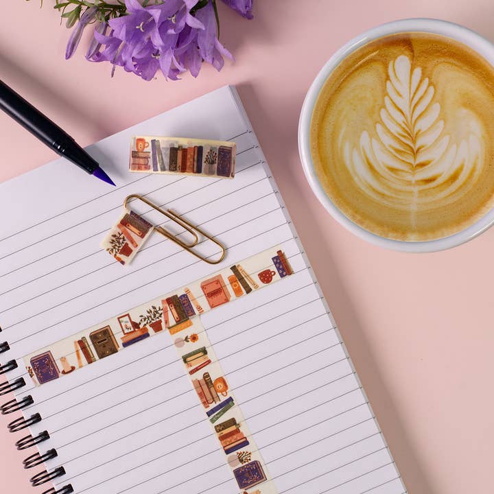Ruban adhésif Washi à motif Book Lover pour la vente par Jaybee Design