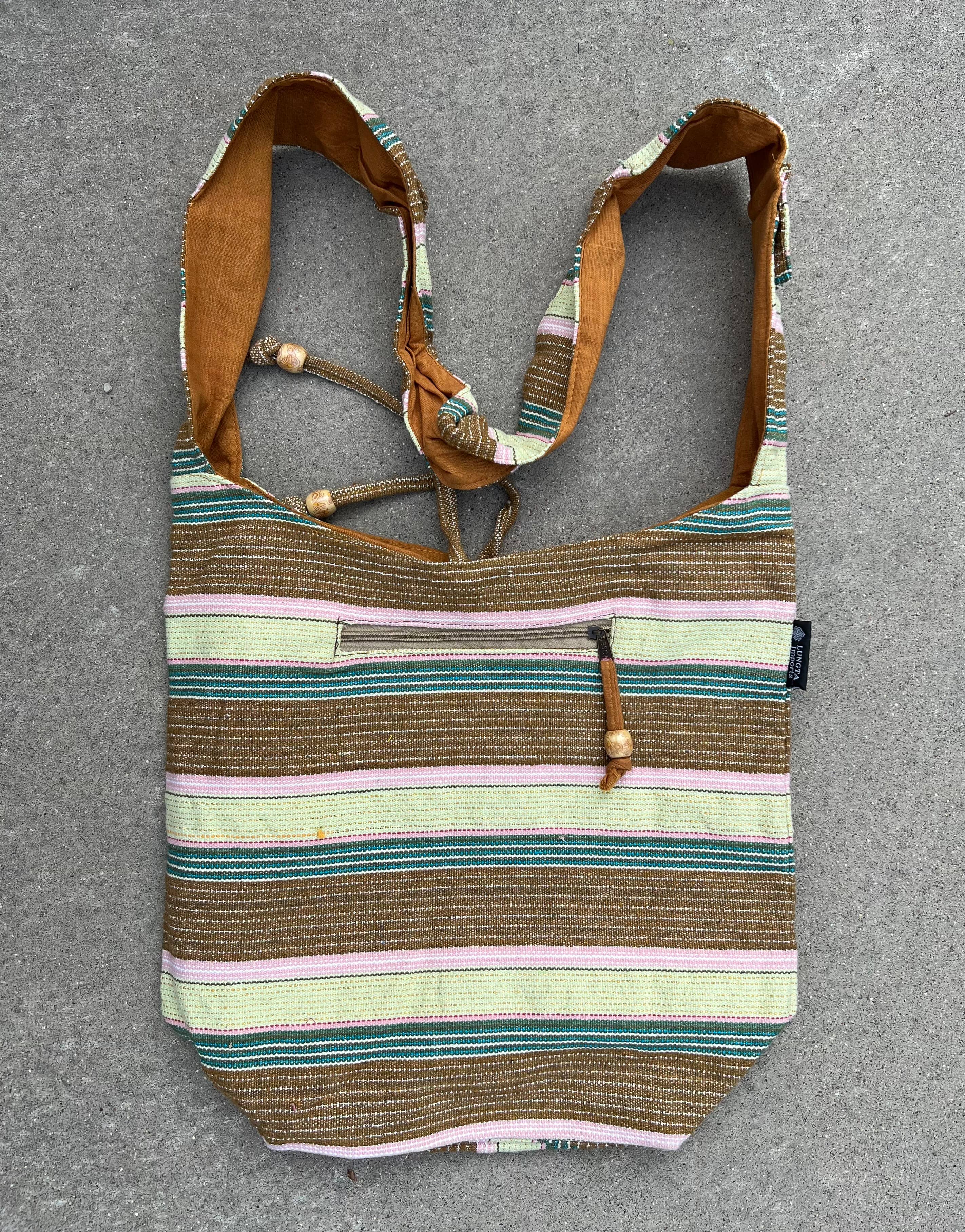 Lungta Imports - Wholesale Crossbody Bag - Women's - Handloom Hobo Bohemian Sling Crossbody Bag4
