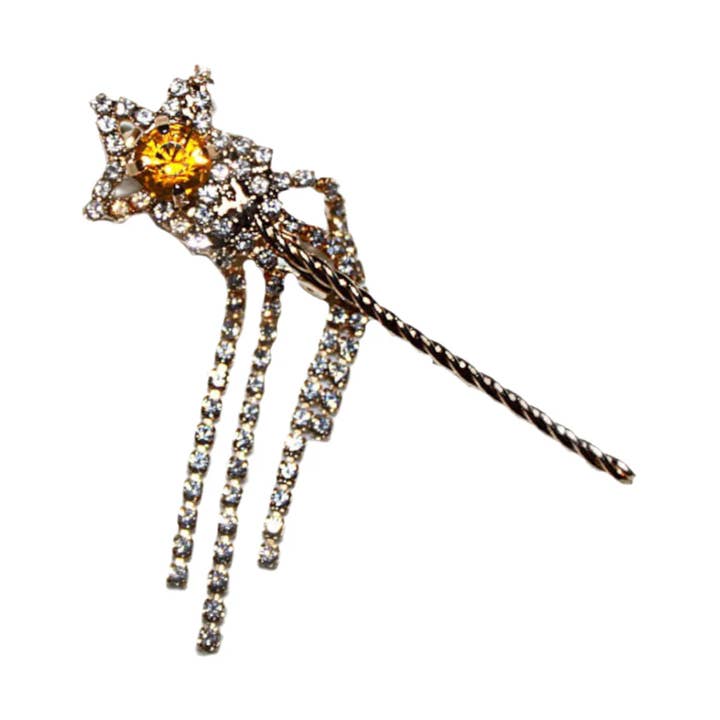 Broche baguette magique pour la vente par Umuna di Viola Cacciapuoti