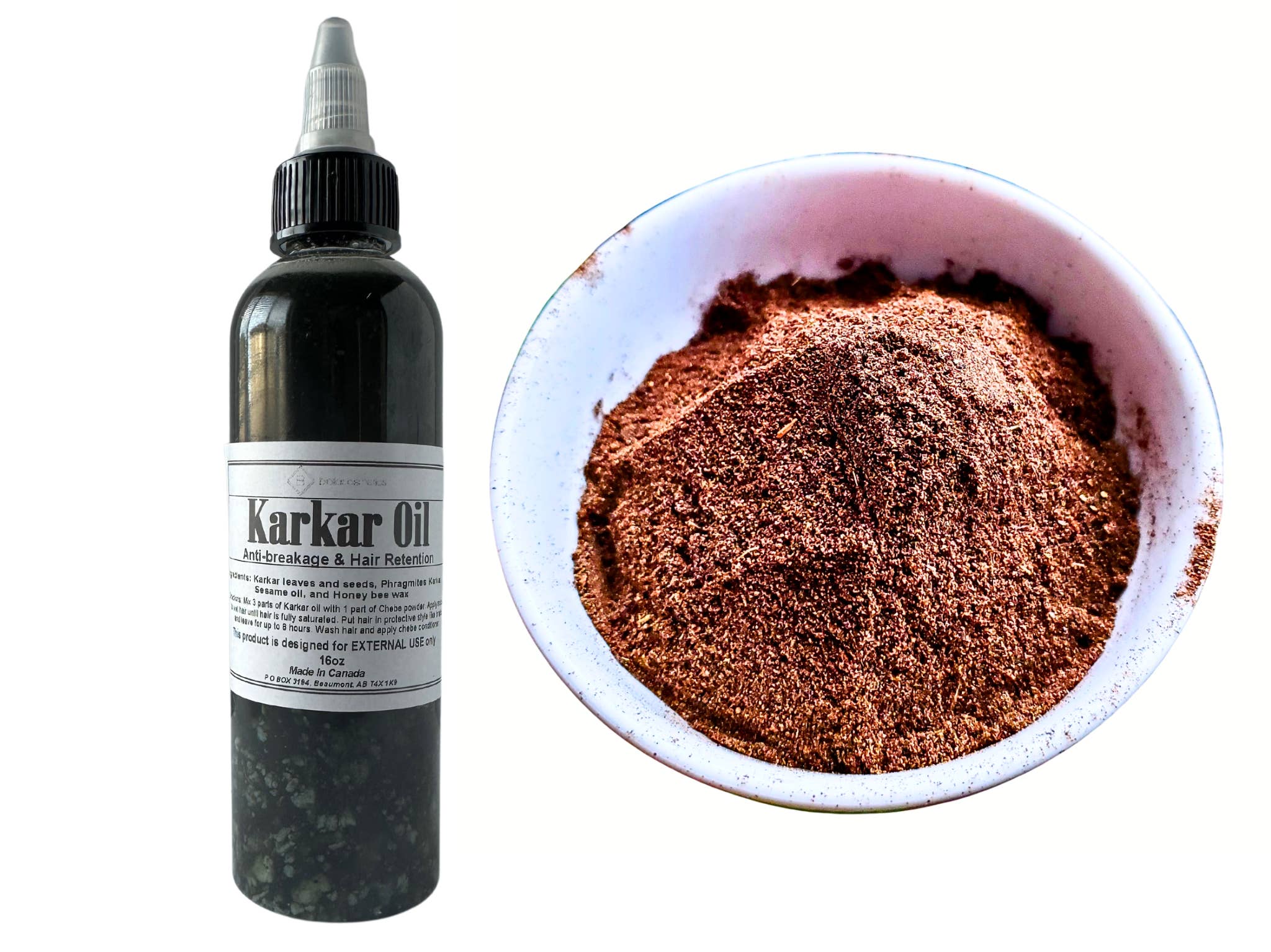 BiollaCosmetics - Wholesale Hair oil - CHEBE POWDER & KARKAR SET