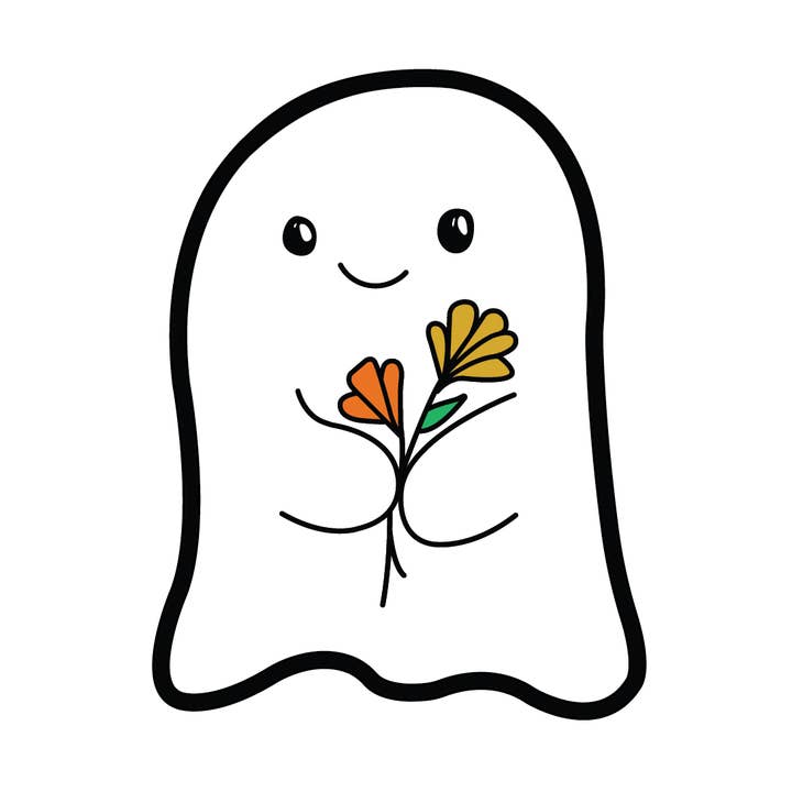 Little Ghost - adesivo de vinil por atacado de Graphic Heart