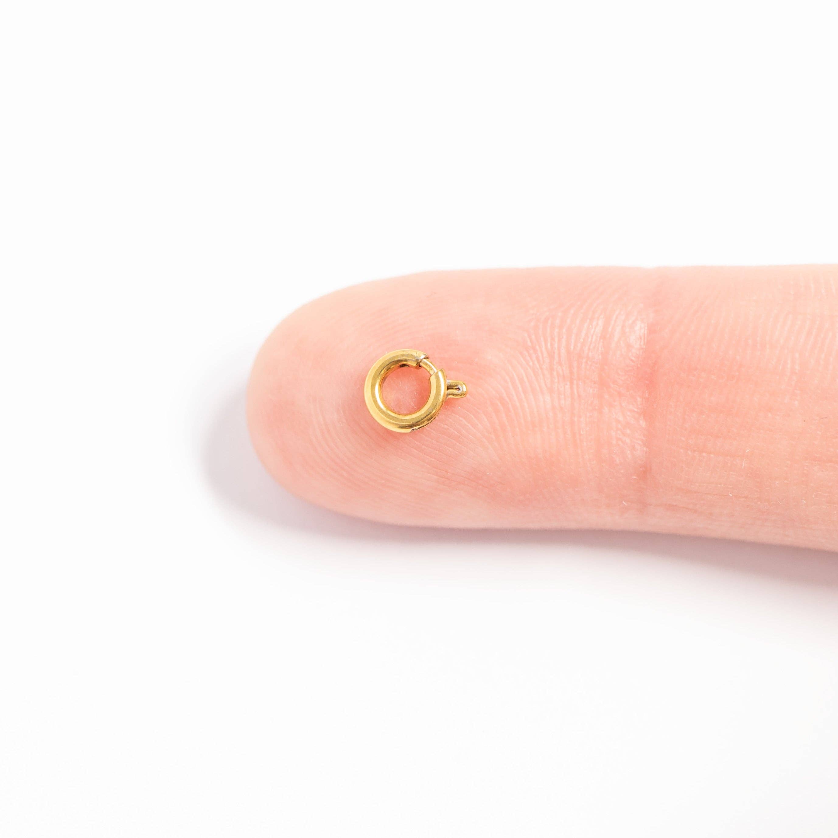 WJW - Wholesale Clasp - 18K Gold PVD Stainless Steel Charm Connector3