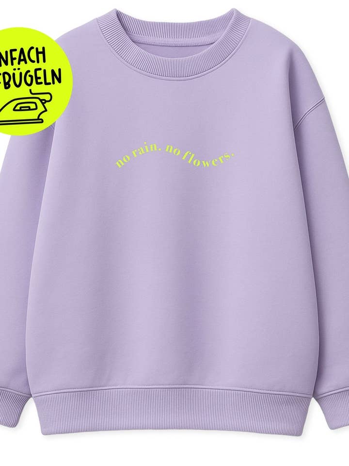 Flock-Patch - ingen regn. ingen blomster. *stryg-på* for engroshandel hos Paul und Clara