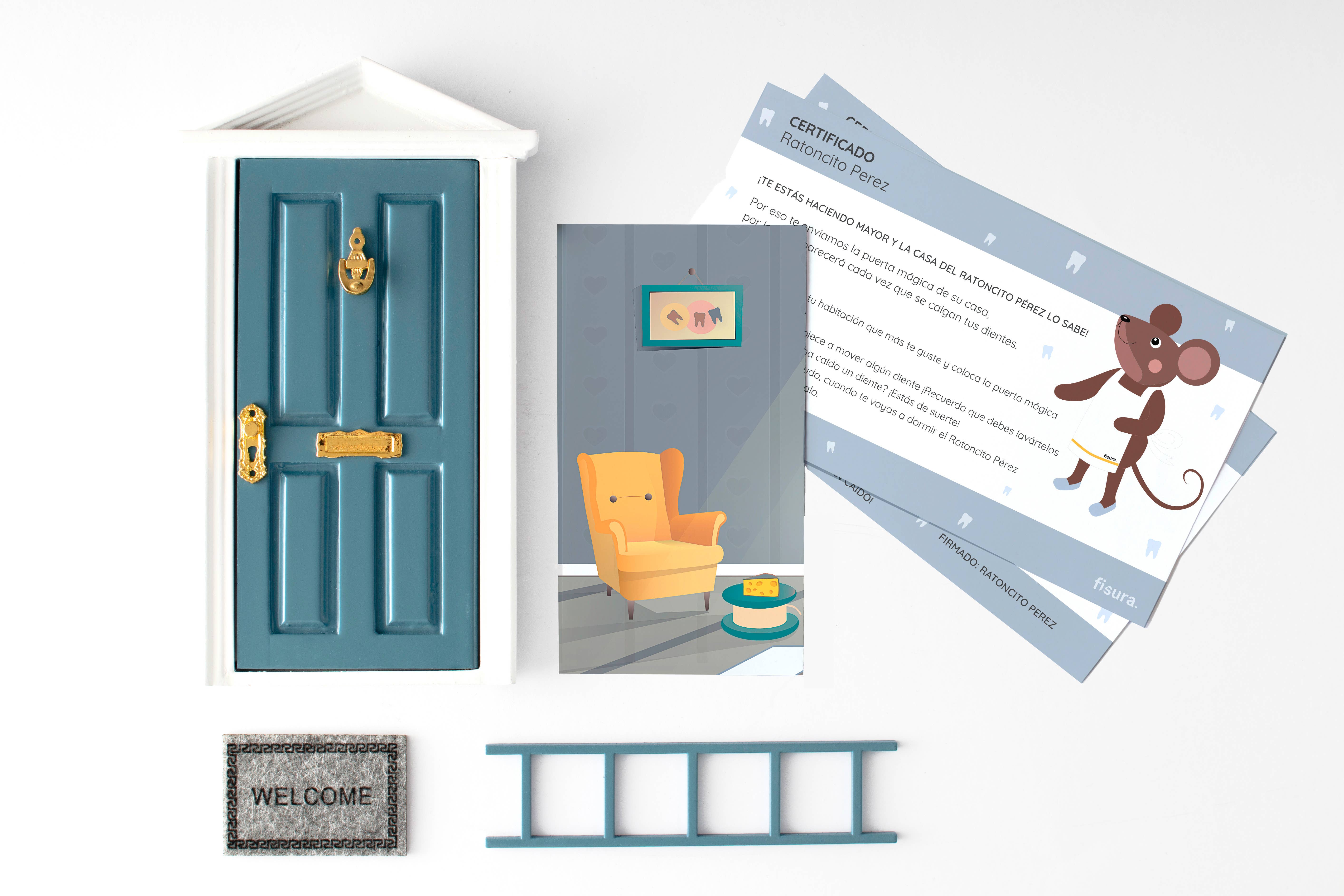 Fisura - Wholesale Wall Accent – Kids - Magic Door - Blue1