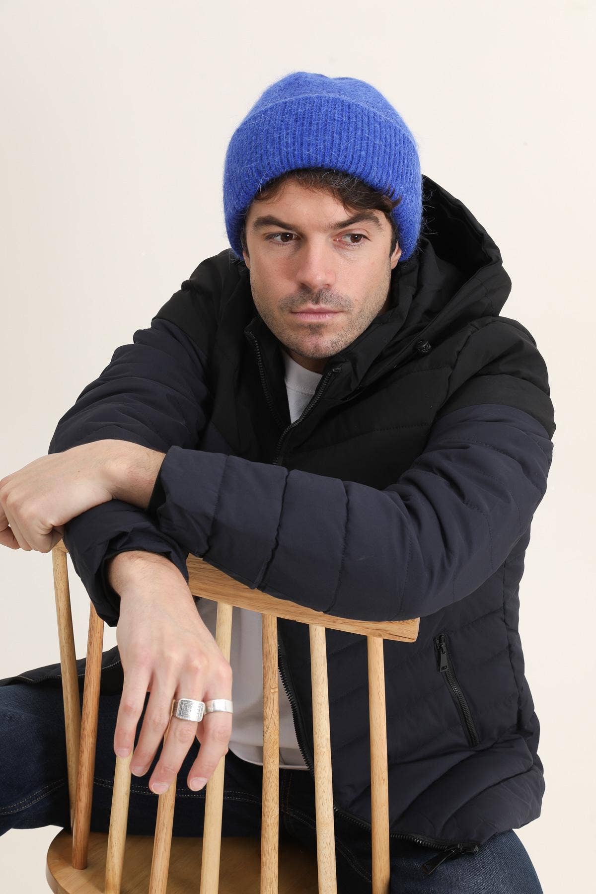 Hologramme Paris - Wholesale Beanie - Women's - Classic Plain Lined Angora Beanie16