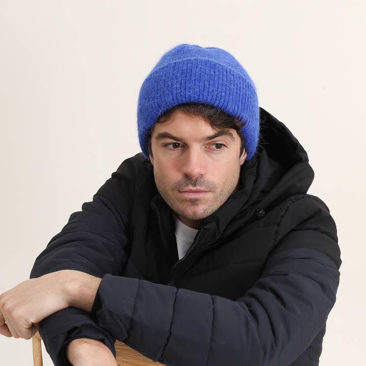 Hologramme Paris - Wholesale Beanie - Women's - Classic Plain Lined Angora Beanie16