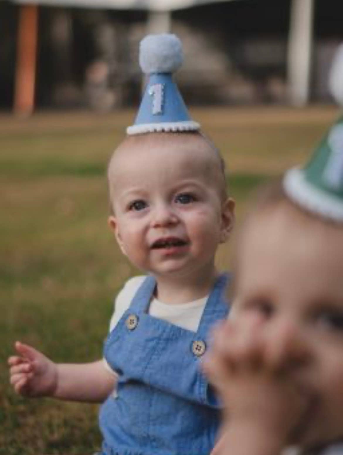 Nash and Willow - Wholesale Party Hat/Crown - Eggshell blue felt hat2